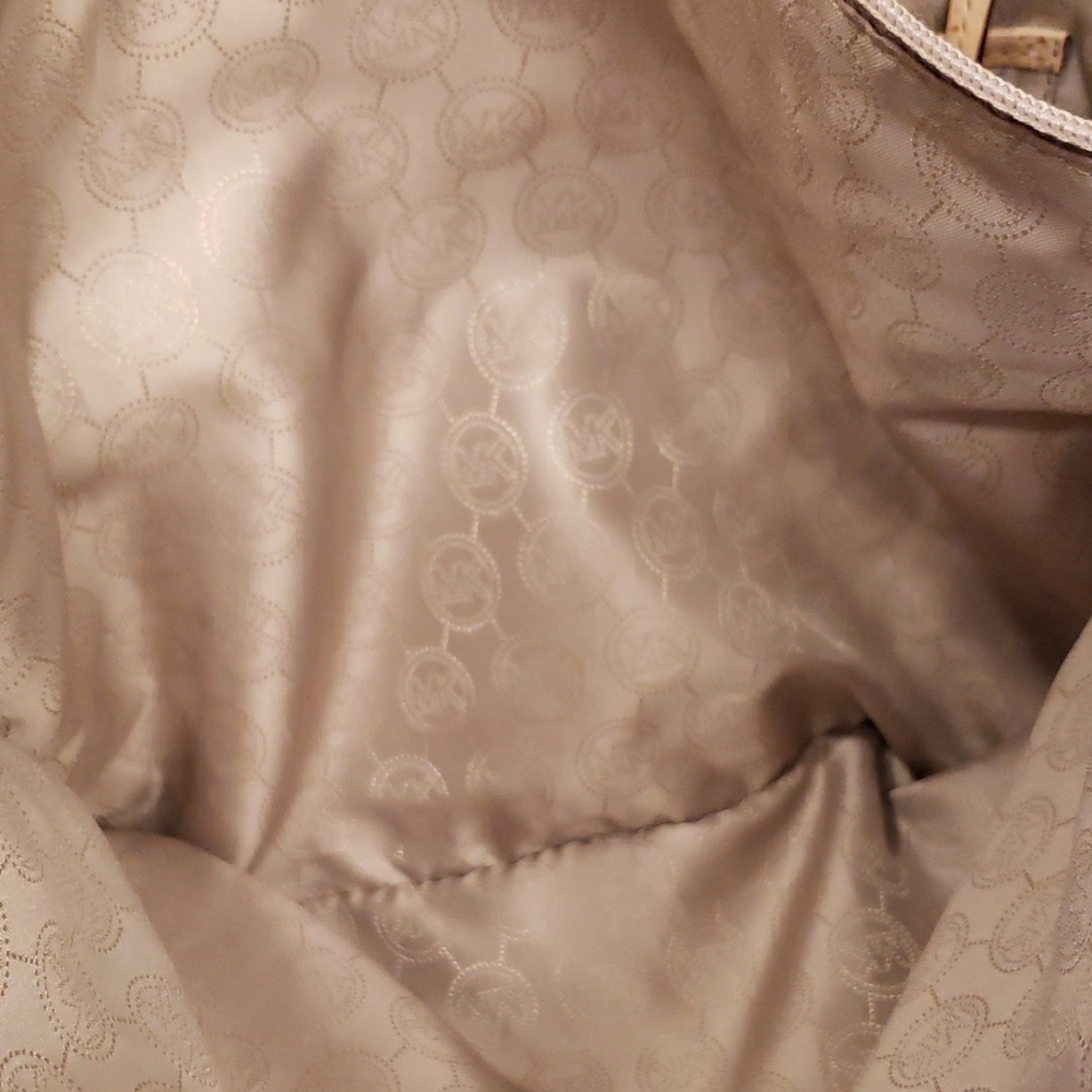 Michael Kors Brown Signature Tote with Structured Design - Picture 10 of 10